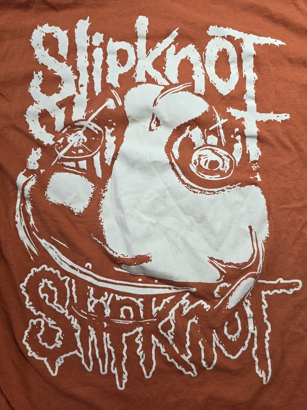 Slipknot Mask 2-sided Graphic Band Tee Shirt Size Lg 2023 Print